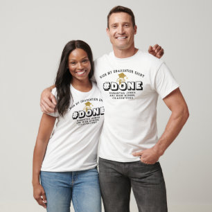 T-shirt 2024 Funny School Senior Grad Graduation Signe Mon