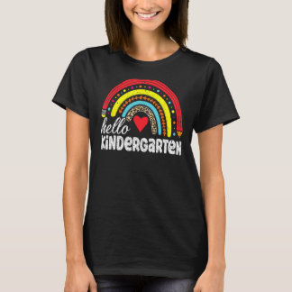 T-shirt 2024 Retour À L'École Bonjour Enseignant De La Mat