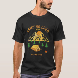 T-shirt 2024 titre de voyage de camping amusant Guide de p
