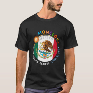 T-shirt 2024 Total Éclipse Solaire Monclova Mexique
