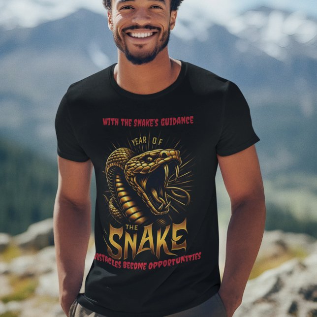 T-shirt 2025 : année de la célébration du serpent (Créateur téléchargé)