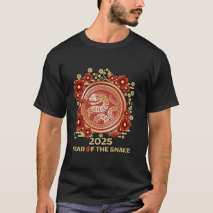 T-shirt 2025 Année du serpent chinois Zodiac Lunaire Nouve