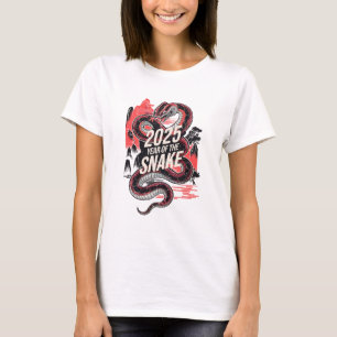 T-shirt 2025 Année du serpent Nouvel An chinois