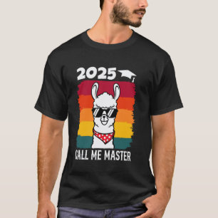 T-shirt 2025 APPELLE-MOI MAÎTRE Lama drôle Rétro Maîtrise