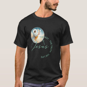 T-shirt 2025 Écriture chrétienne Jésus Le Chemin La Vérité