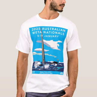 T-Shirt 2025 Weta Nationals - Blanc/Orange