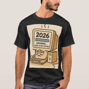 T-shirt « 2026 Chargement… Système Trop Fatigué »