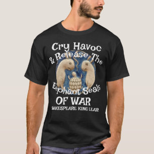 T-shirt 2026 Cry Havoc Libération Éléphants de mer Guerre 