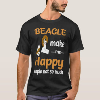 T-shirt 207 Beagle Me Rendre Heureux