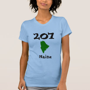 T-shirt 207, Code régional du Maine