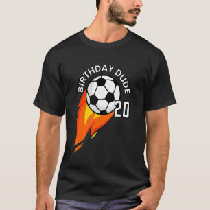 T-shirt 20 ans 20e anniversaire Dude Fame de football