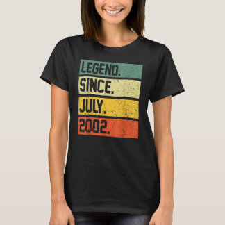 T-shirt 20 ans de légende depuis juillet 2002 20e annivers