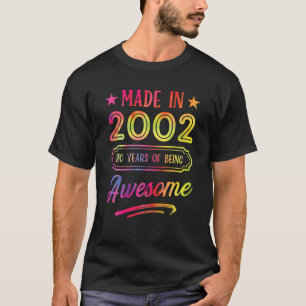 T-shirt 20 Ans D'Être Un T Fabriqué À L'Année 2000
