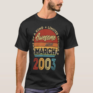 T-shirt 20 Ans Mars 2003 20e Anniversaire 4