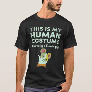 T-shirt 20 C'est Mon Costume D'Humain Je Suis Vraiment Un
