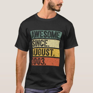 T-shirt 20 Magnifique Depuis Août 2003 20E