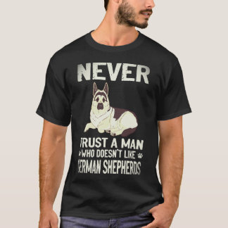T-shirt 20 Ne faites jamais confiance à un homme qui n'aim