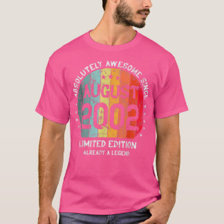 T-shirt 20e anniversaire Absolument stupéfiant depuis août