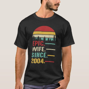 T-shirt 20e anniversaire de mariage pour sa femme épique d