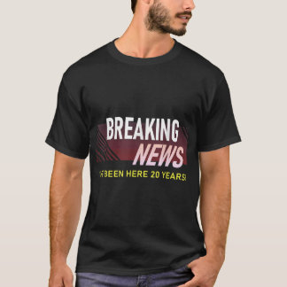 T-shirt 20e anniversaire de travail 20 ans de carrière jal