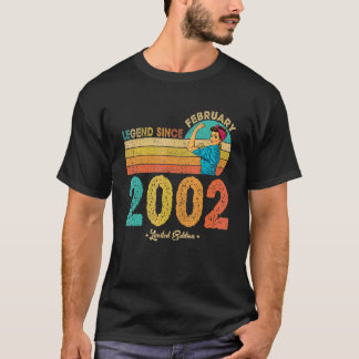 T-shirt 20e anniversaire Février 2002 Légende depuis 2002