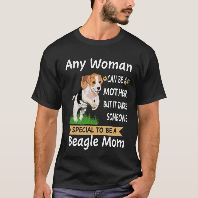 T-shirt 219 Spécial Pour Être Une Mère Beagle (Devant)