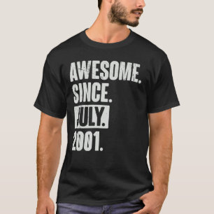 T-shirt 21 Ans 21 Ans Awesome depuis Juillet 2000