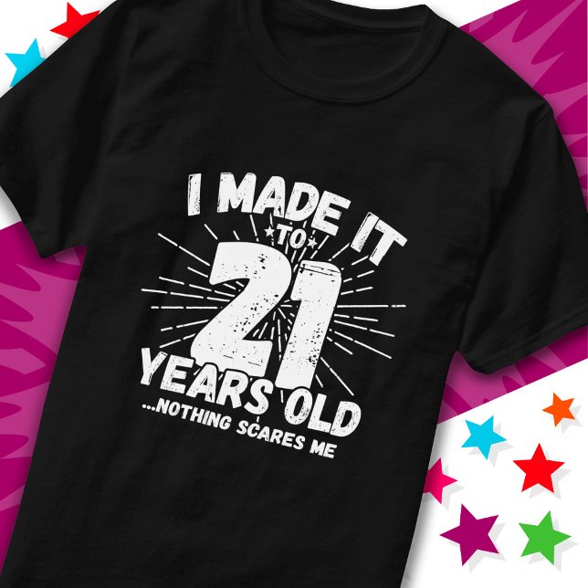 T-shirt 21 Ans Mème sarcastique vieux drôle 21ème annivers (Créateur téléchargé)