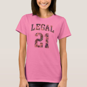 T-shirt 21 juridiques anniversaire drôle