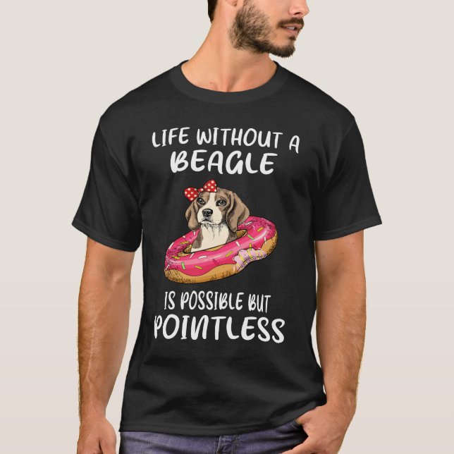 T-shirt 21 Vie Sans Beagle (Devant)