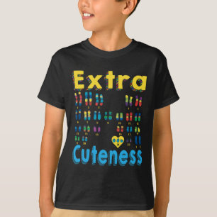 T-shirt 21 Xx Extra Chromosome Girl World Syndrome Da