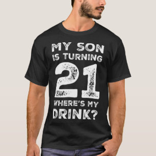 T-shirt 21e anniversaire pour papa maman 21 ans Fils Cadea