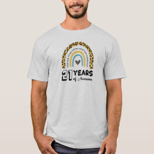 T-shirt 21e Anniversaire T-Chemise 21 Ans De Magnifique