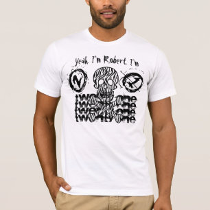 T-shirt 21ème Roches crâne de l'anniversaire 20 et os