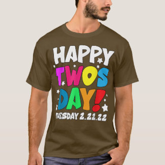 T-shirt 22 février 2022 2222 Joyeux Jeudi Mardi 22