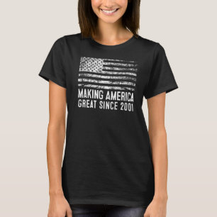 T-shirt 22e anniversaire de la grandeur de l'Amérique depu