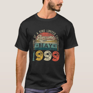 T-shirt 22E Anniversaire Décorations Mai 1999 Hommes Femme