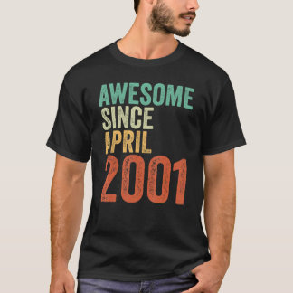 T-shirt 22e anniversaire filles garçons cadeau stupéfiant 