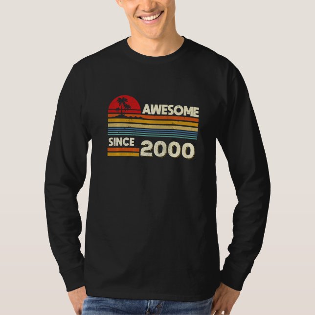 T-shirt 22e anniversaire stupéfiant depuis 2000 22 ans Bir (Devant)