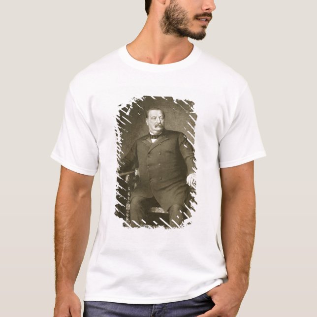 T-shirt 22ème et 24ème président de Grover Cleveland, de (Devant)