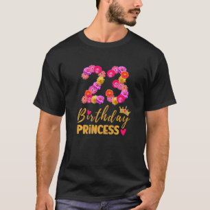 T-shirt 23 Anniversaire Princesse Fleur Son My 23e B
