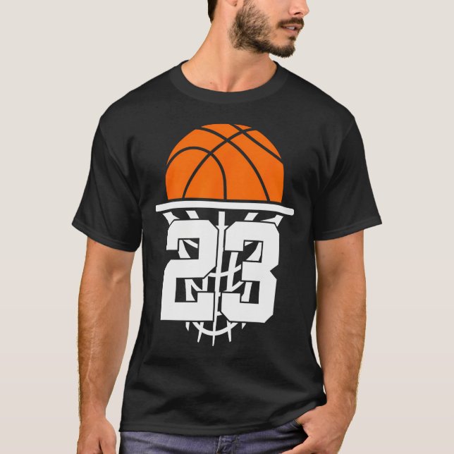 T-shirt 23 Ans Basket 23E Anniversaire (Devant)