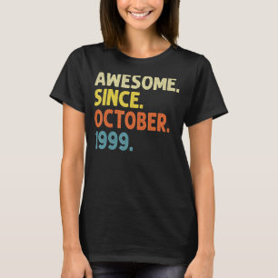 T-shirt 23 Ans Funny Awesome Depuis Octobre 1999 23e