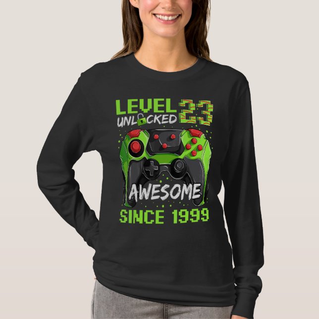 T-shirt 23 Ans Joueur Homme Anniversaire Awesome Depuis 19 (Devant)