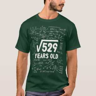T-shirt 23 Ans Vieux Drôle Cadeau 23e anniversaire Carré 5