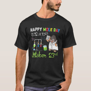 T-shirt 23 octobre Journée nationale des taupes Numéro d'A