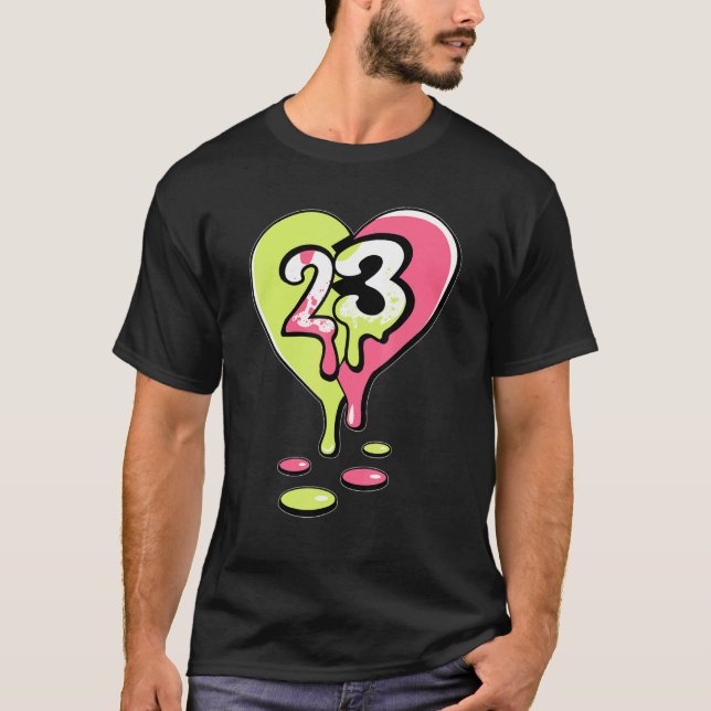 T-shirt 23 Rare Air Lemon 4s Matching (Devant)