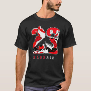 T-shirt 23 Rare Air Reverse Black Toe 1s Correspondants