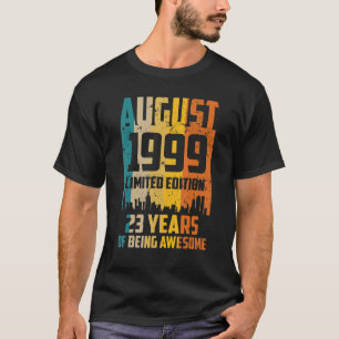 T-shirt 23e anniversaire 23 ans stupéfiant depuis août 199