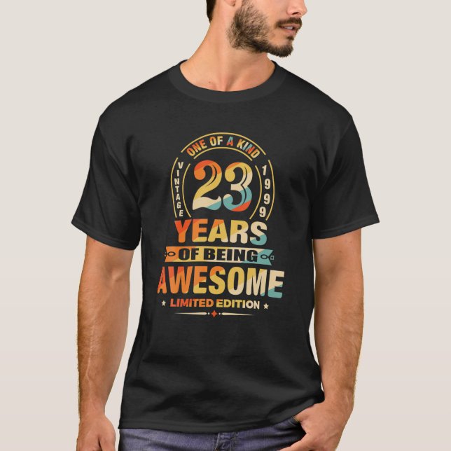 T-shirt 23E Anniversaire Cadeaux 23 Ans D'Être Impressionn (Devant)